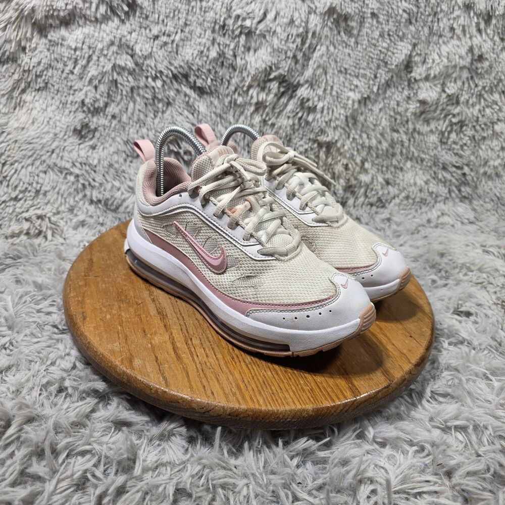 Nike Air Max AP Athletic Sneakers Womens Size 8 White/Pink Glazed CU4870-101